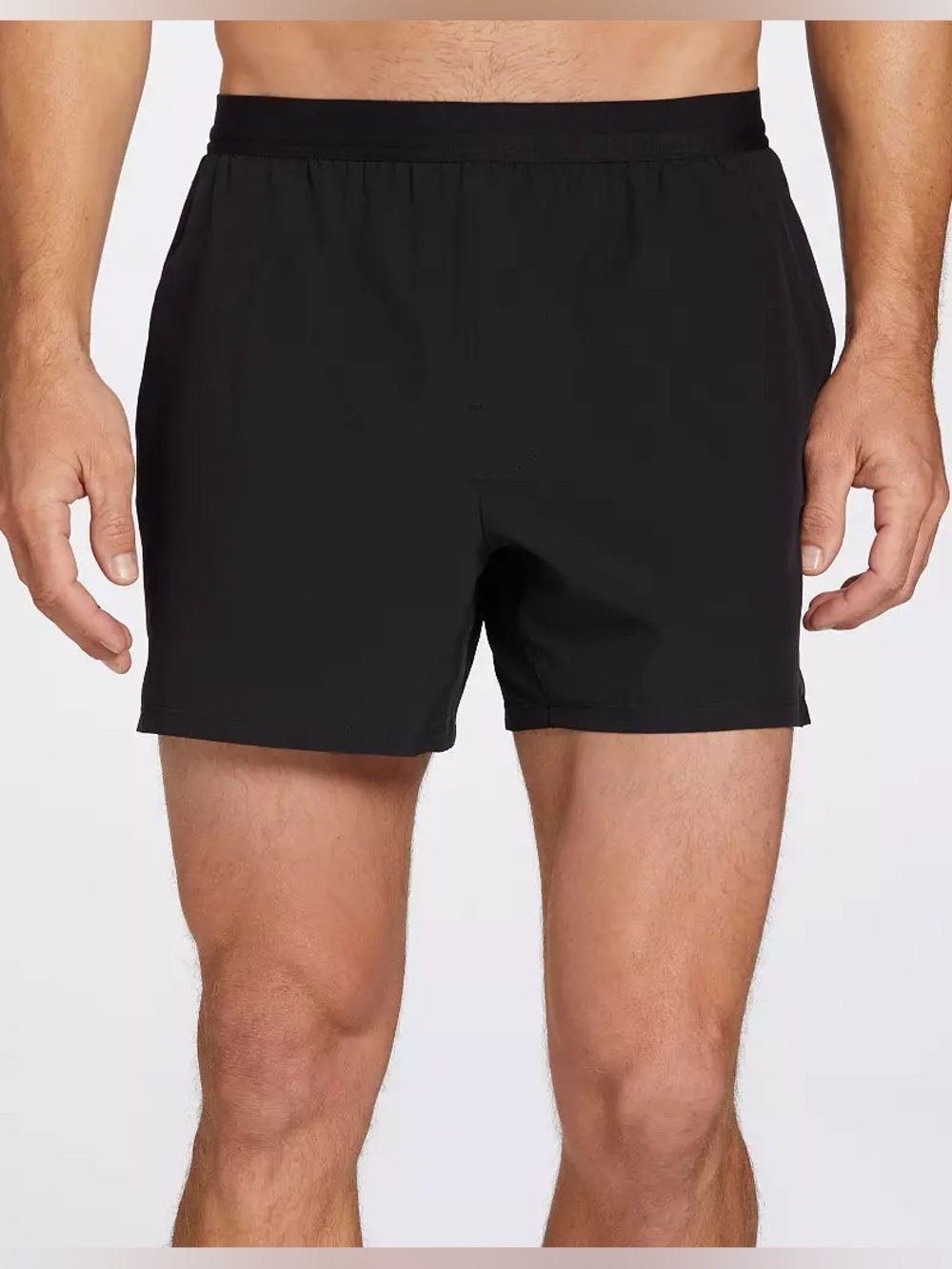 VRST Men's 5" Accelerate Running Brief Short in Pure Black